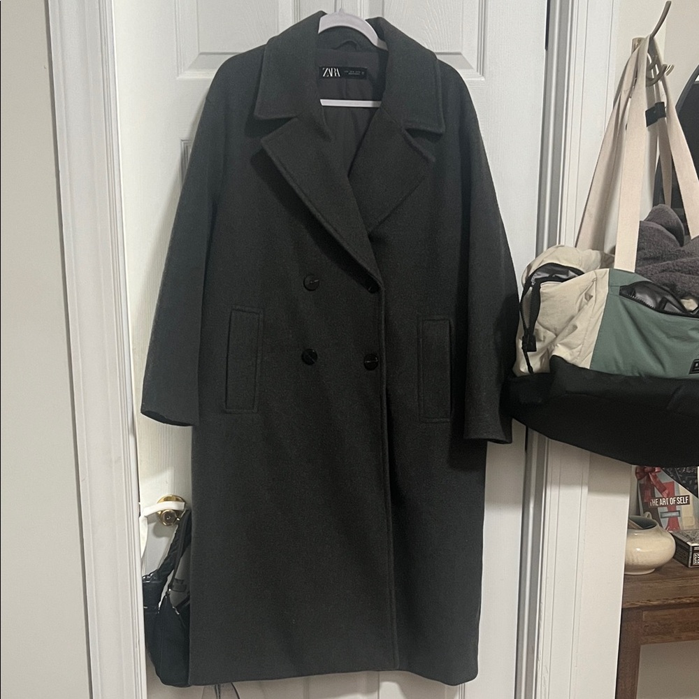 Zara Relaxed Tailored Coat